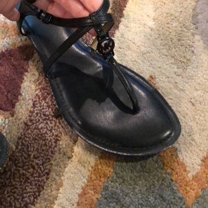 MK Black Sandals